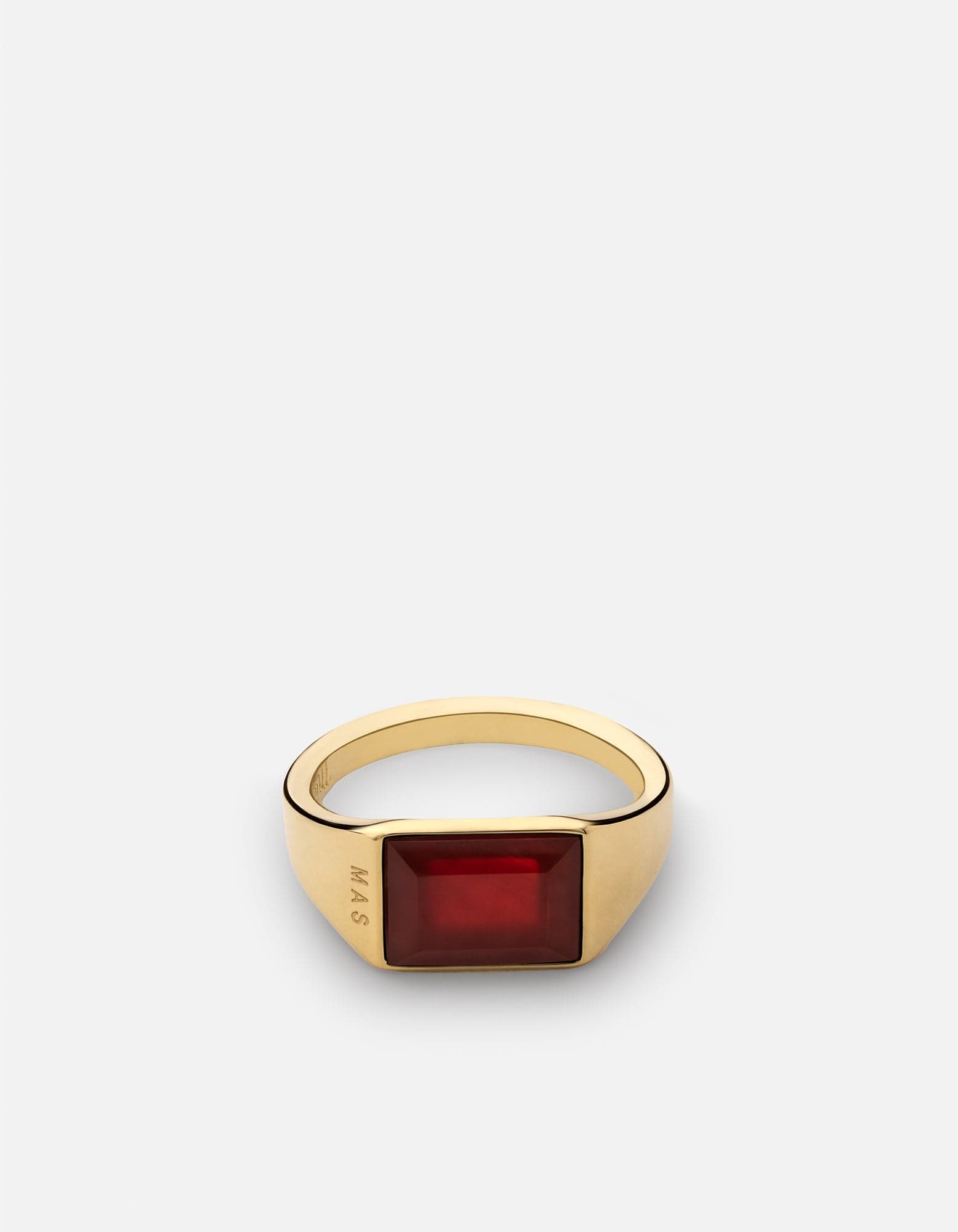 Slim Lennox Agate Ring - 14K Gold Vermeil Stackable Ring for Women, Minimalist Dainty Jewelry Gift for Her - Perfect for Everyday Wear, Date Nights & Special Occasions