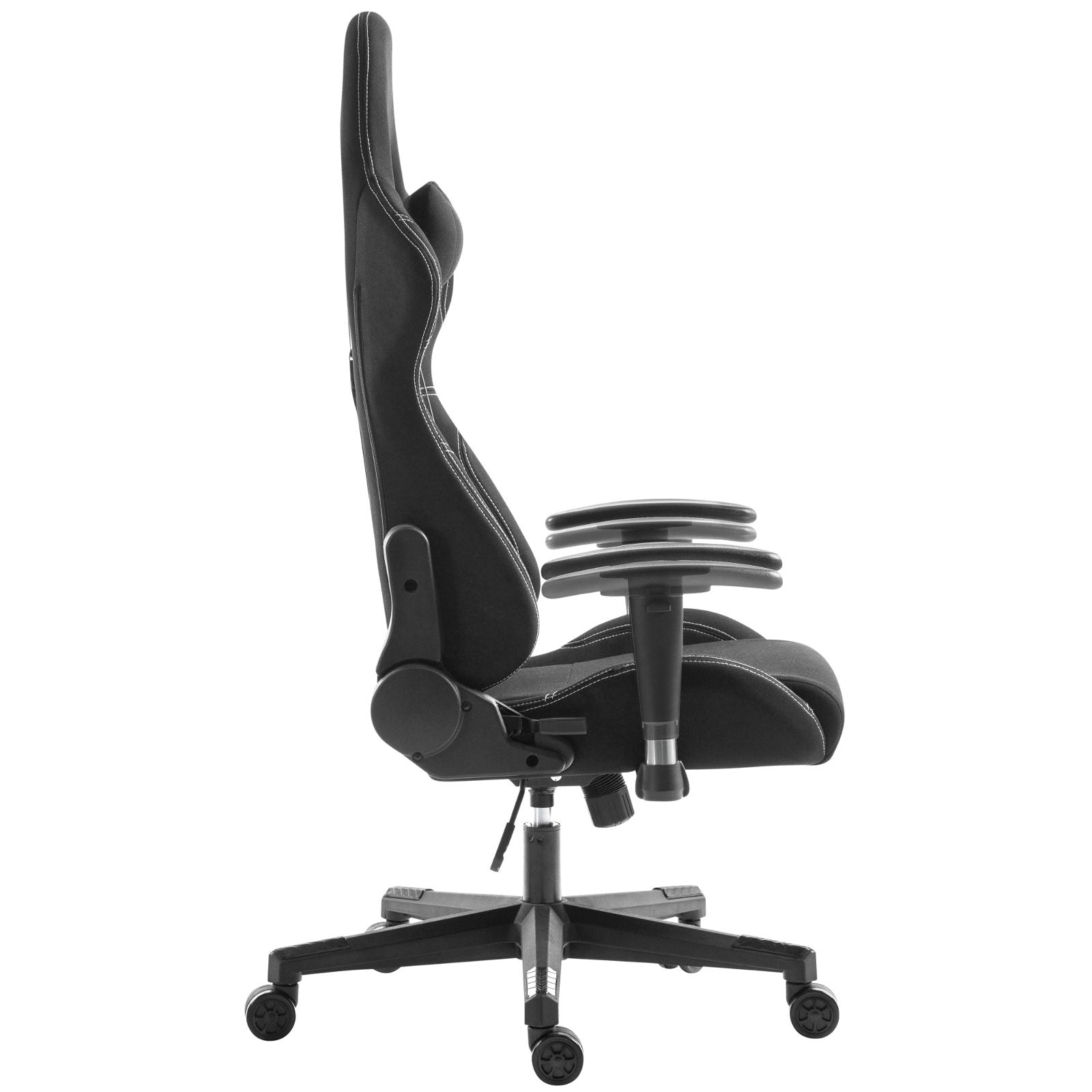 Stealth Ergonomic Gaming & Office Chair with Adjustable Armrests - Black by Tauris - Perfect for Long Gaming Sessions & Home Office Work