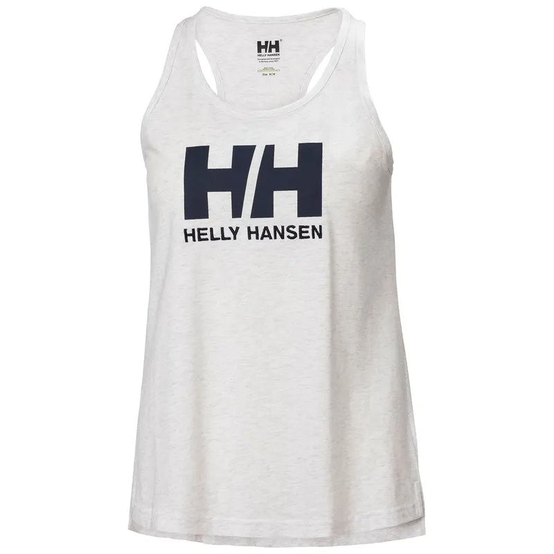 Helly Hansen 2023 Women's HH Logo Singlet Top - Breathable Athletic Tank for Running, Yoga & Gym Workouts