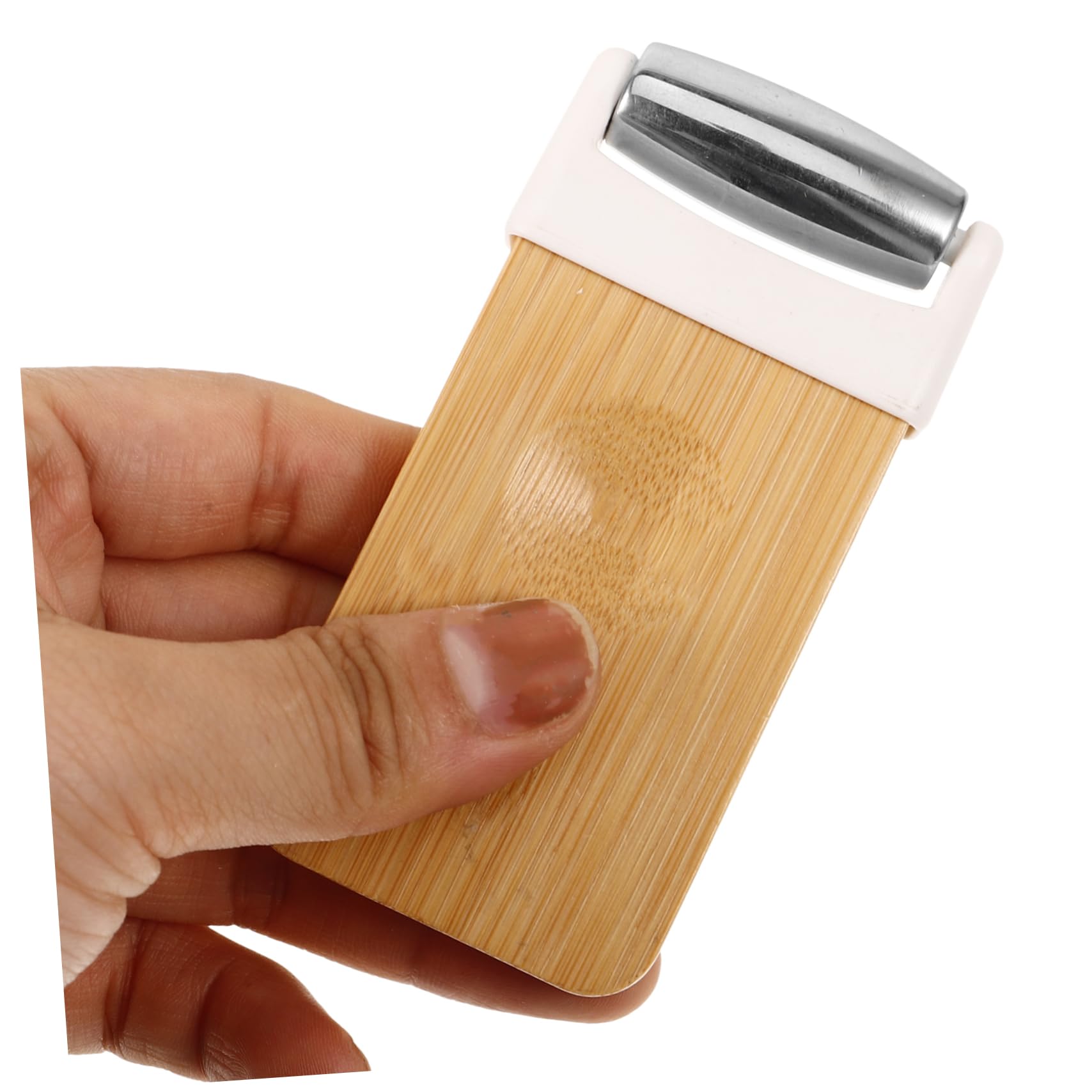 FOMIYES Jade Face Roller & Eye Massager - Stainless Steel Facial Massage Tool for Skin Care, Anti-Aging & Relaxation | Perfect for Home Spa, Morning Routine & Travel Skincare