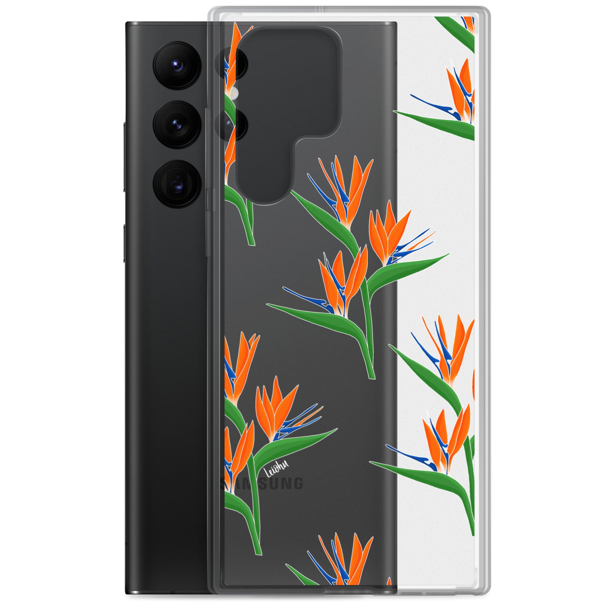 Bird of Paradise Clear Phone Case for Samsung Galaxy - Slim Protective Cover for Everyday Use & Travel