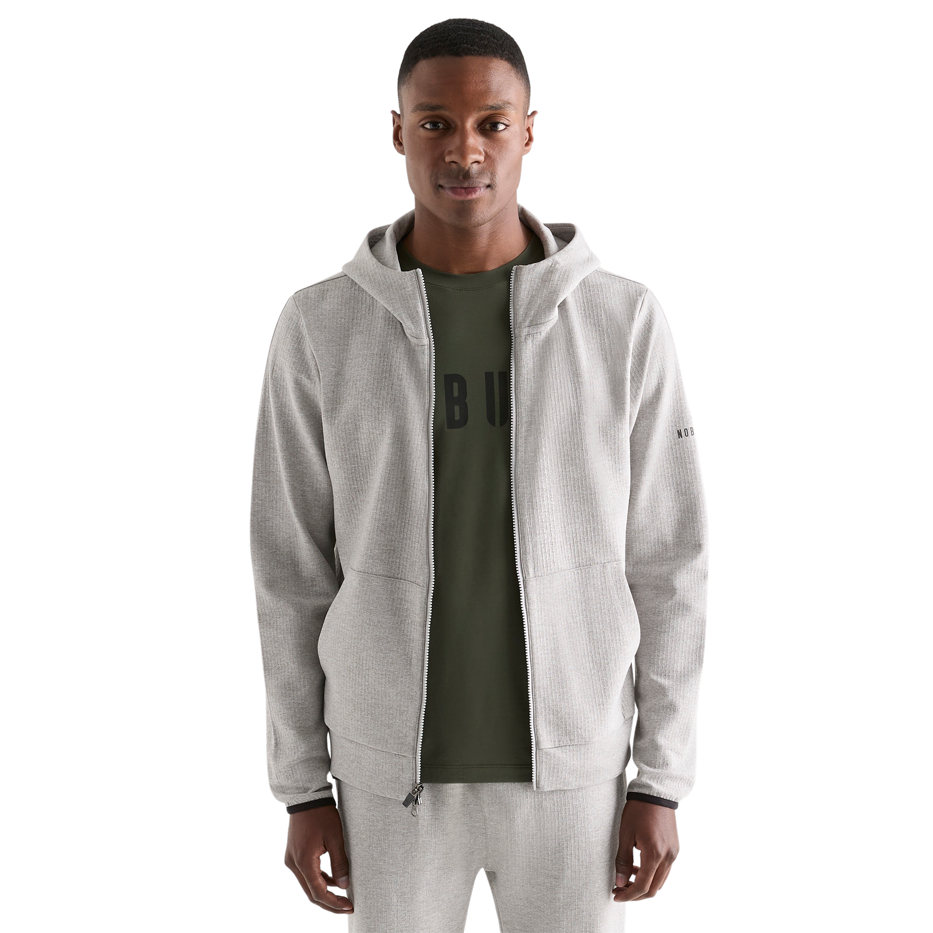 Men's Lightweight Zip Up Hoodie - Comfortable Fleece Lined Jacket for Casual Wear & Outdoor Activities | Perfect for Running, Gym & Travel