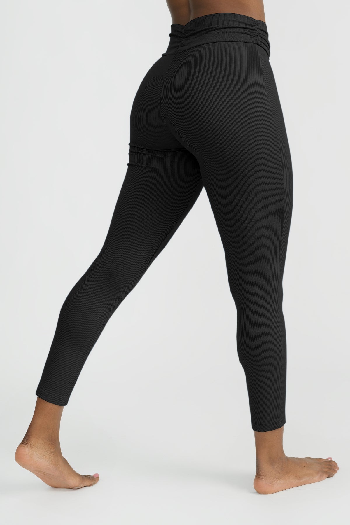 Jovi High-Waisted Leggings for Women - Jet Black Yoga Pants with Pockets | Perfect for Gym, Running, Workout & Lounge Wear