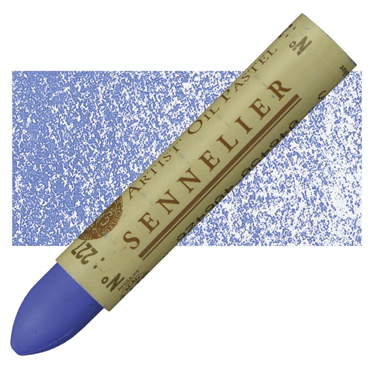 Sennelier Royal Blue Oil Pastels - Professional Artist Quality Soft Pastel Sticks for Drawing, Sketching & Blending - Perfect for Canvas, Paper & Mixed Media Art Projects