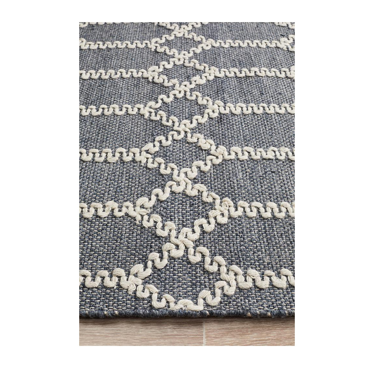 Premium Hudson 805 Soft Area Rug - Blue Modern Plush Carpet for Living Room, Bedroom & Nursery - Non-Slip Comfortable Floor Mat for Home Decor