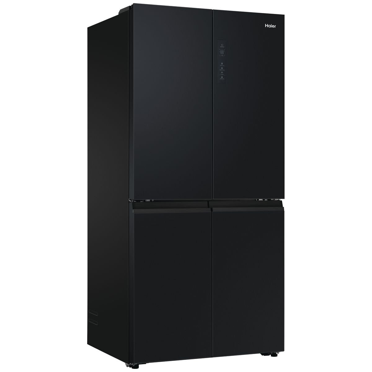 Haier 463L Quad Door Refrigerator - Black Stainless Steel HRF530YC | Energy Efficient French Door Fridge with Spacious Interior for Large Families & Entertaining