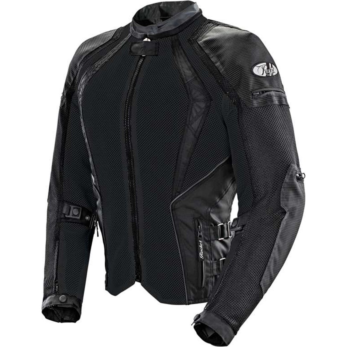 Joe Rocket Cleo Elite Women's Mesh Street Motorcycle Jacket - Black/X-Small | Breathable Protective Gear for Summer Riding & Urban Commuting