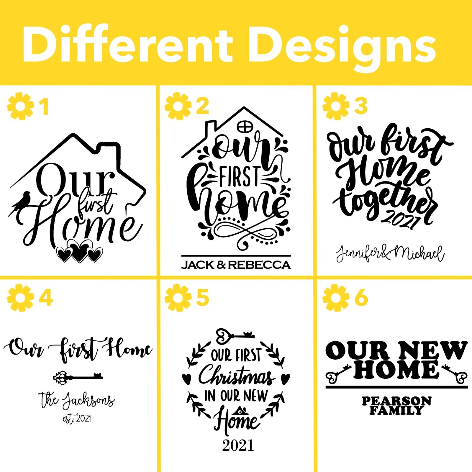Personalized Our New Home Cutting Board - Custom Housewarming Gift for New Homeowners, First Home Buyers & Couples | Unique Anniversary Present | Perfect for Kitchen Decor & Housewarming Parties