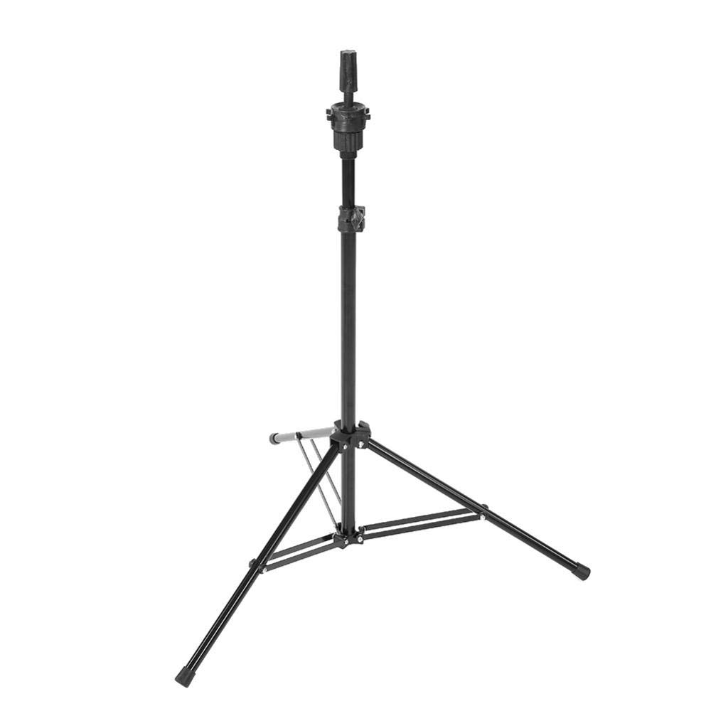 Adjustable Metal Wig Stand for Cosmetology & Hairdressing Training - Mannequin Head Tripod Stand with Carry Bag - Perfect for Salon, Beauty School & Home Hairstyling Practice