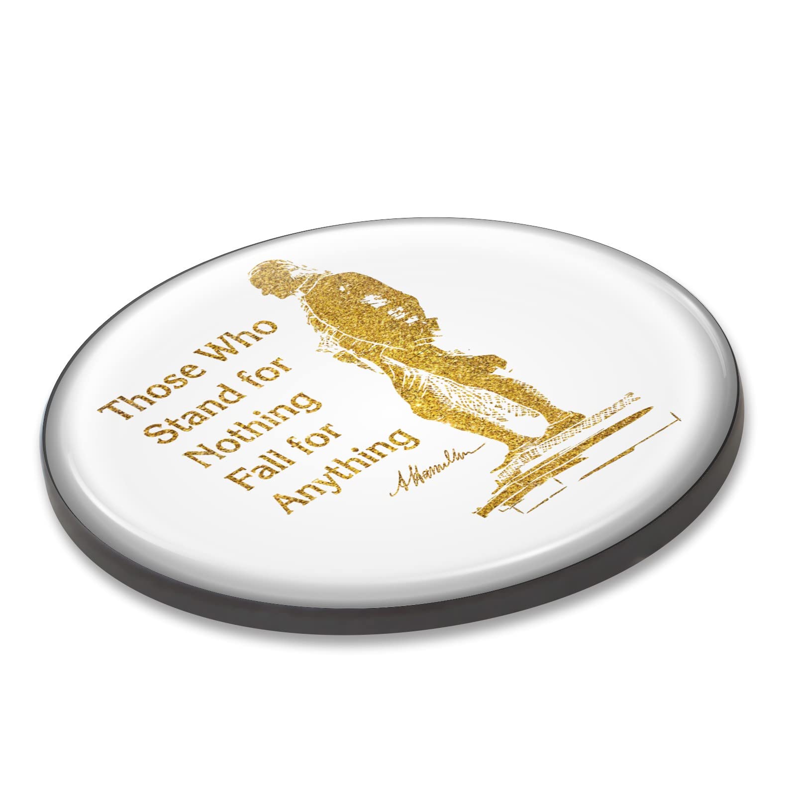 Hamilton Broadway Musical Strong Flexible Refrigerator Magnet - 1.1 Inch Epoxy Dome - Perfect for Fans, Gifts & Home Decor