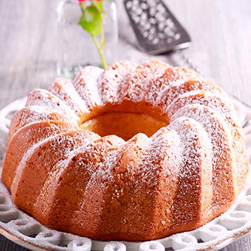 2-Pack 8-10 Inch Silicone Round Cake Pans | European Grade Non-Stick Bakeware for Baking Cakes, Bread, Jello & Gelatin | Perfect for Home Baking, Birthday Parties & Holiday Desserts