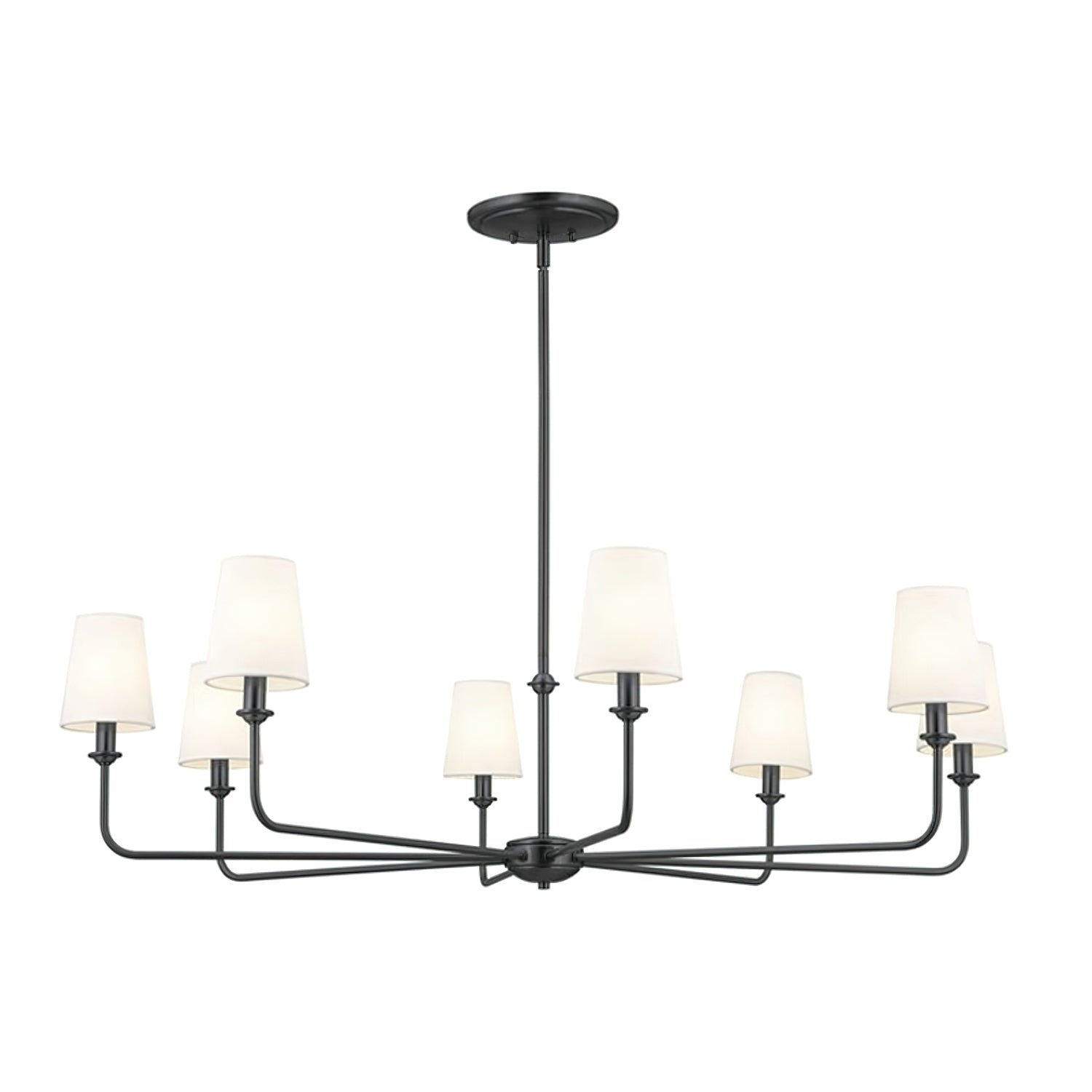 Pallas Crystal Chandelier - Elegant Modern Ceiling Light Fixture for Dining Room, Living Room & Bedroom | Energy Efficient LED Lighting for Home Decor