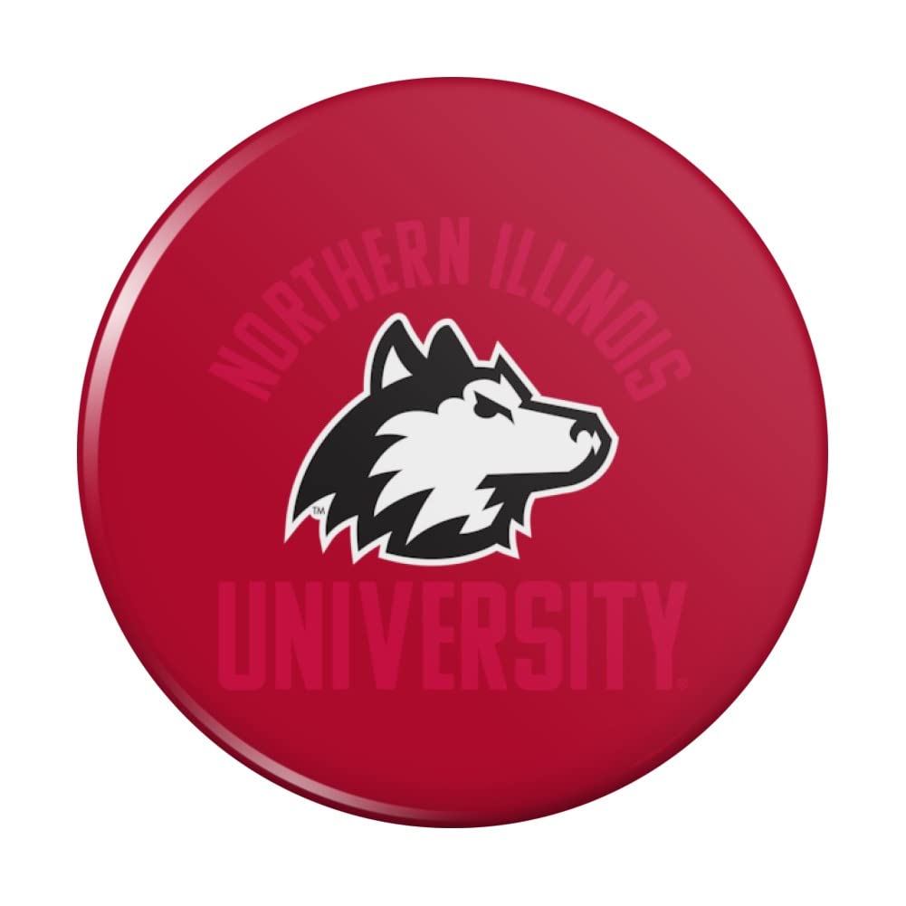 Northern Illinois University Huskies Kitchen Refrigerator Locker Button Magnet - Perfect for Dorm Rooms, Offices, and Game Day Decor