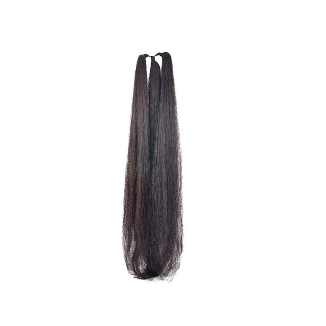 GuruEmbellish 24-Inch Black Hair Parandi - Elegant Bridal Hair Accessory for Weddings, Parties & Special Occasions | Perfect Hair Extension for Women & Girls