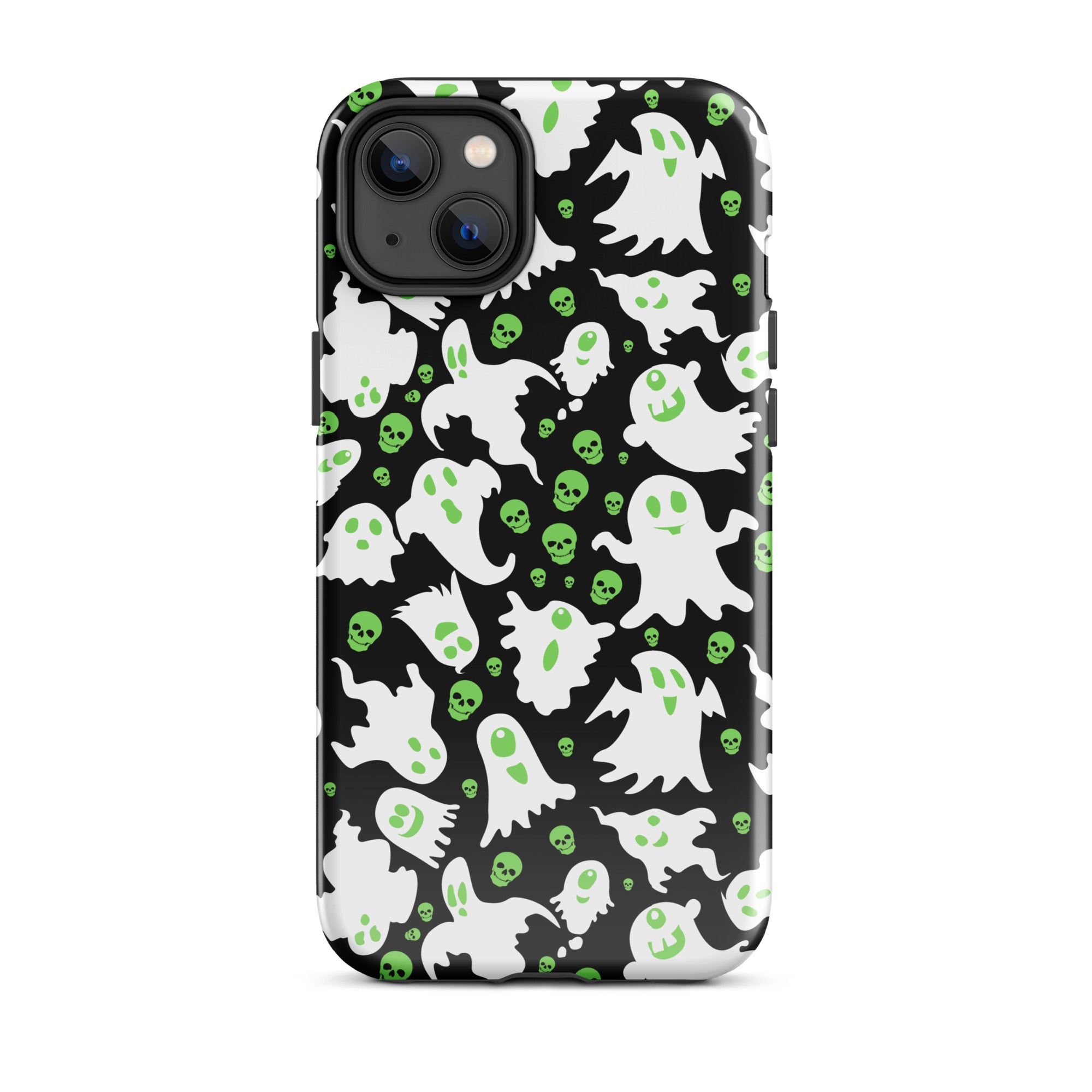 Premium Spooky Specter iPhone Case - Durable & Stylish Ghost Design for iPhone 14/13/12/11 Pro Max - Perfect for Halloween, Cosplay & Themed Parties
