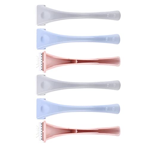 Solustre 2 Sets/6pcs Eyebrow Razor & Face Shaver Kit - Multipurpose Dermaplaning Tool for Women & Men | Eyebrow Grooming, Facial Hair Removal & Exfoliation | Perfect for Home Spa, Travel & DIY Skincare