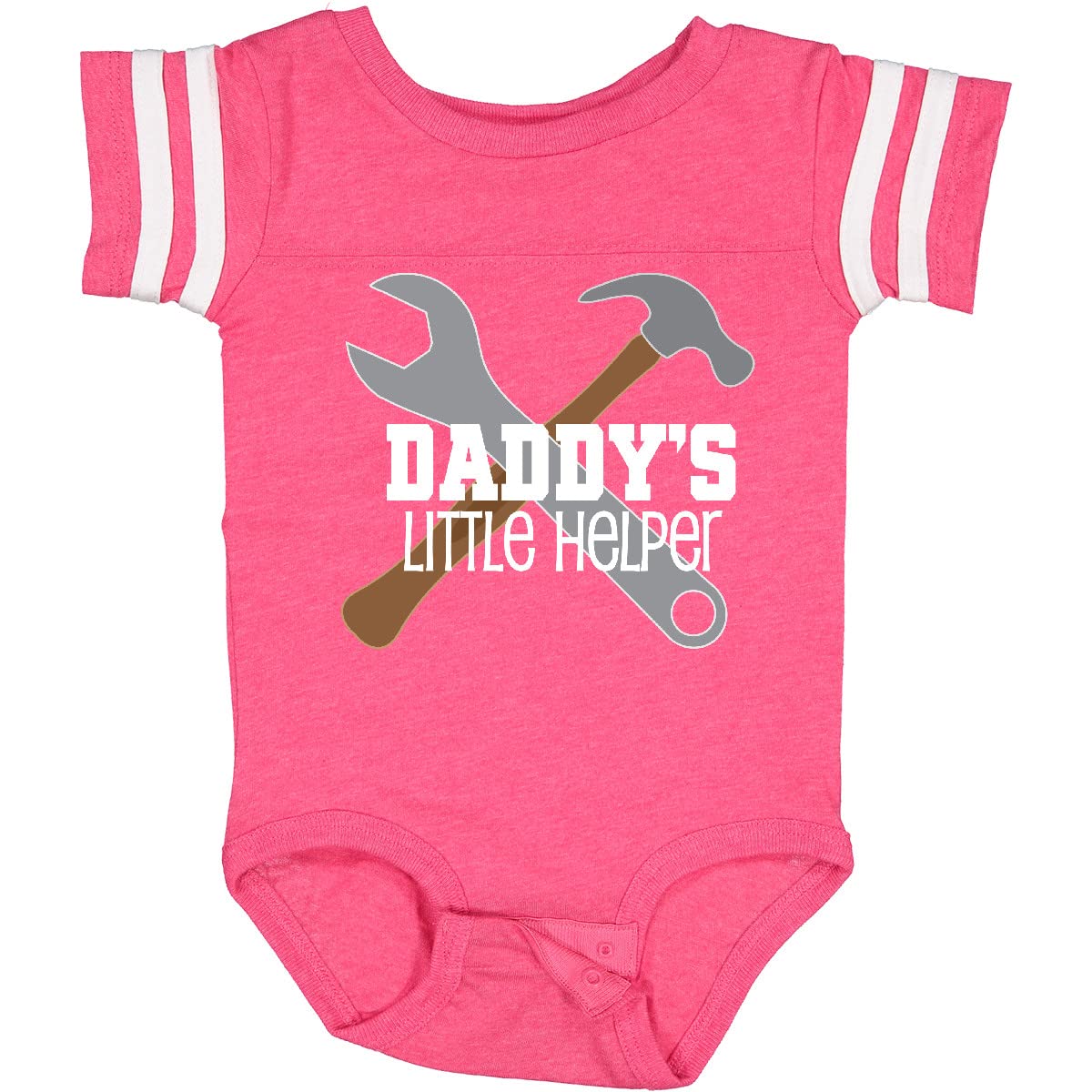Inktastic Daddy's Little Helper Tool Set Baby Bodysuit - Cute Workbench Design Onesie for Newborns & Infants - Perfect Gift for Father's Day, Baby Showers & DIY Dads