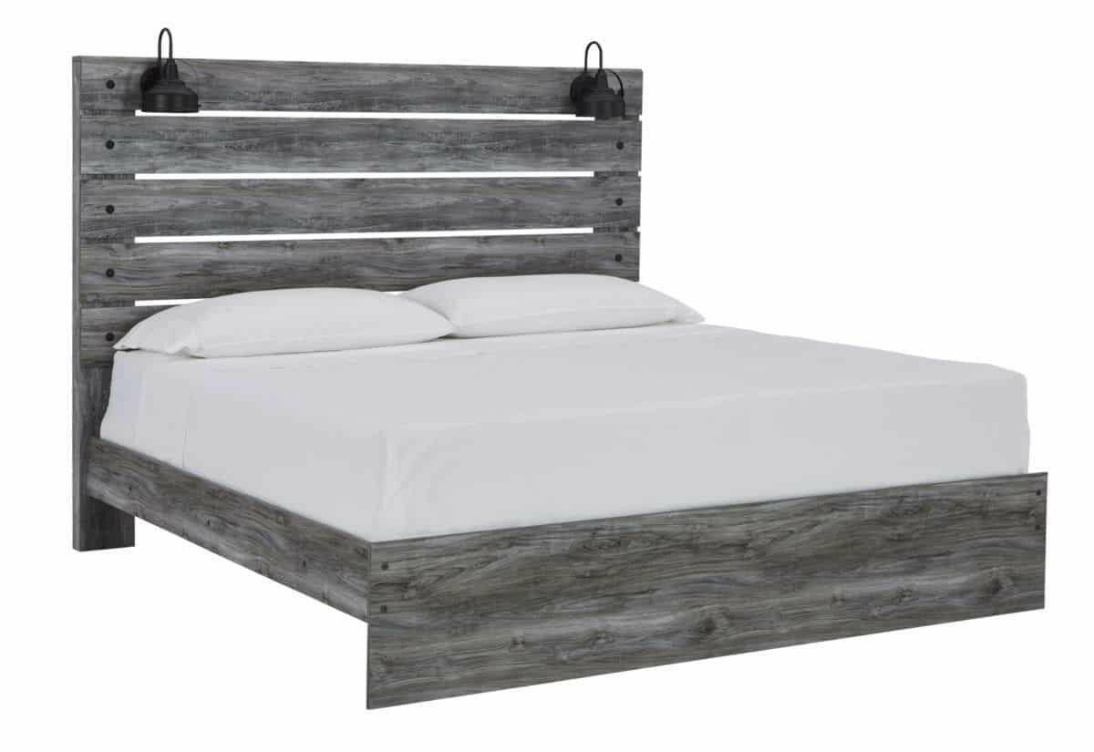 Baystorm King Size Bed Frame B221 - 158x156x97 Inches, Sturdy Metal Platform Bed with Noise-Free Design - Perfect for Master Bedroom, Guest Room, or Dormitory