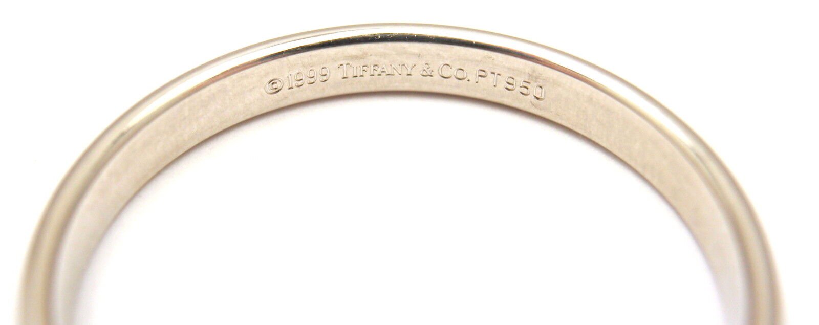 Tiffany & Co. Platinum 3mm Men's Wedding Band Ring - Size 11.25 - Elegant Classic Wedding Ring for Men, Engagement, Anniversary Gift, or Special Occasion Jewelry