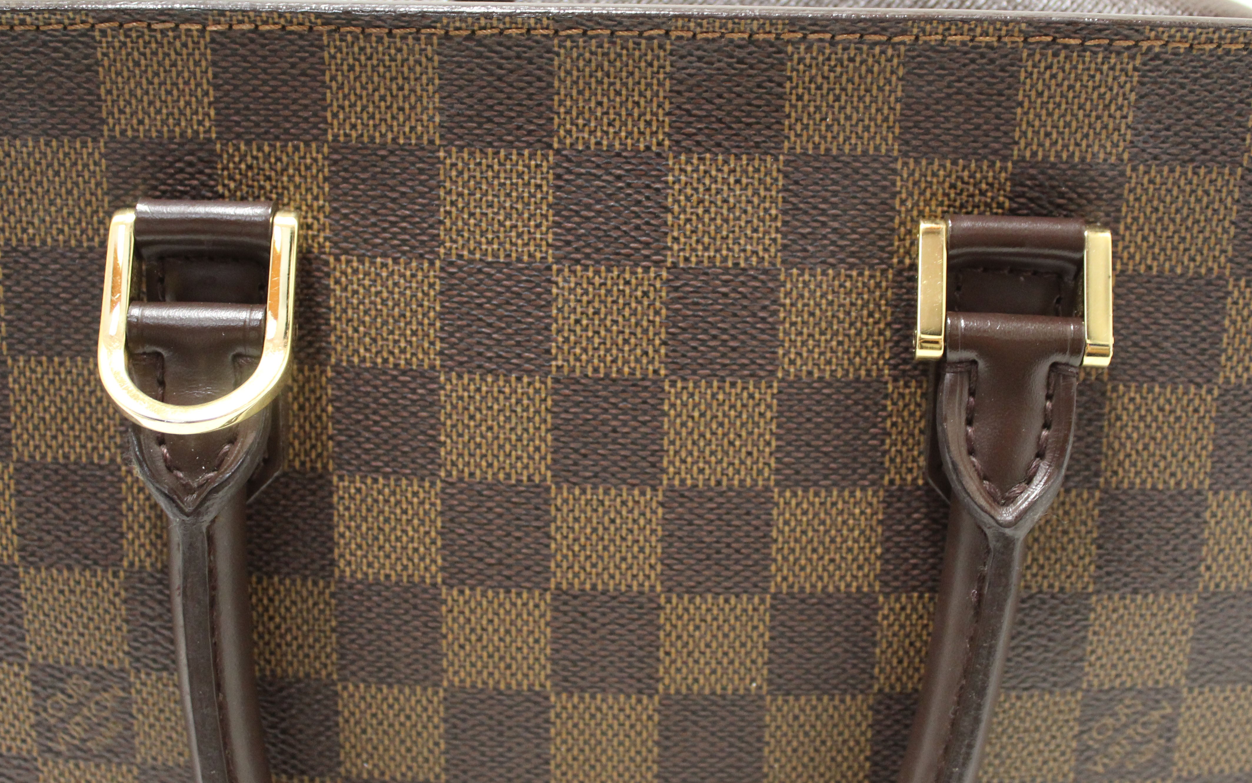 Authentic Louis Vuitton Damier Ebene Triana Crossbody Handbag for Women - Luxury Designer Purse for Work, Travel & Everyday Use