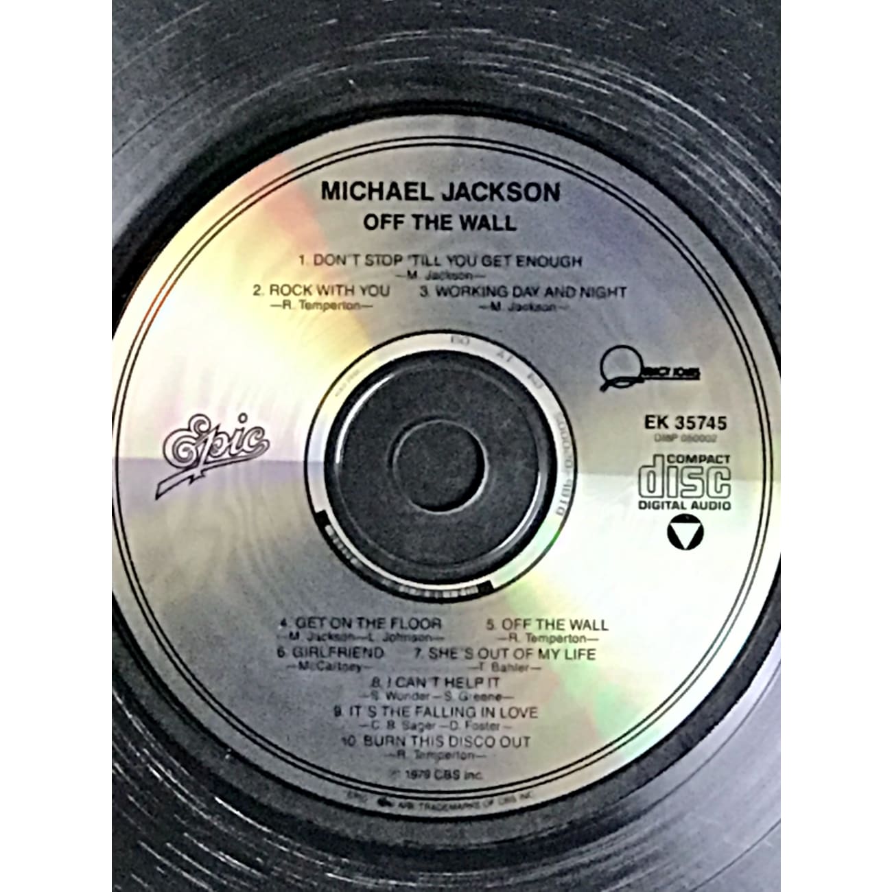 Michael Jackson Off The Wall RIAA 7x Platinum Award - Rare Collectible Vinyl Record for Music Enthusiasts & Home Decor