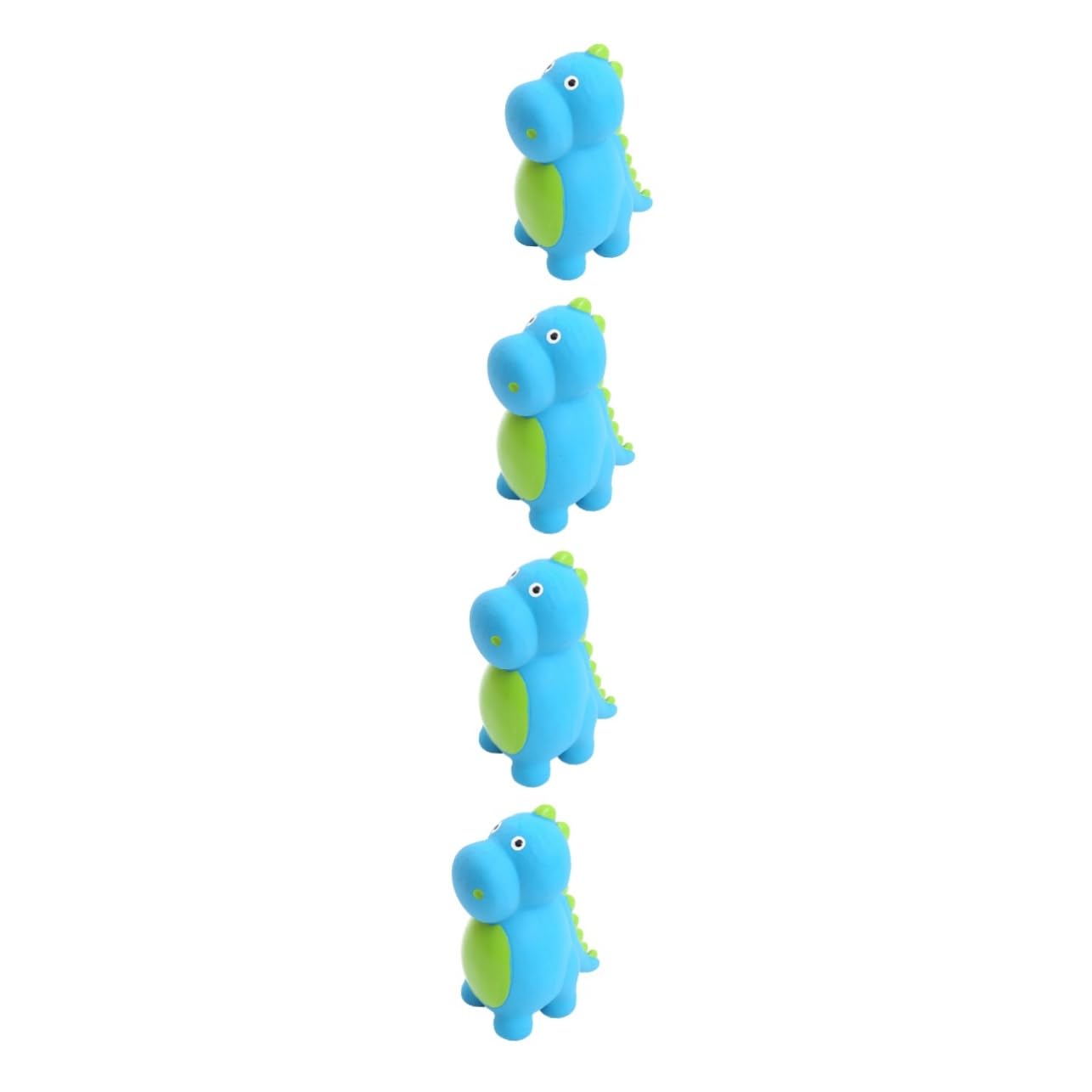 NOLITOY 4 Pack Durable Dog Chew Toys for Puppies - Dinosaur Shaped Teething Toys for Small Dogs, Puppy Biting Relief & Dental Care - Perfect for Aggressive Chewers, Training & Teeth Cleaning