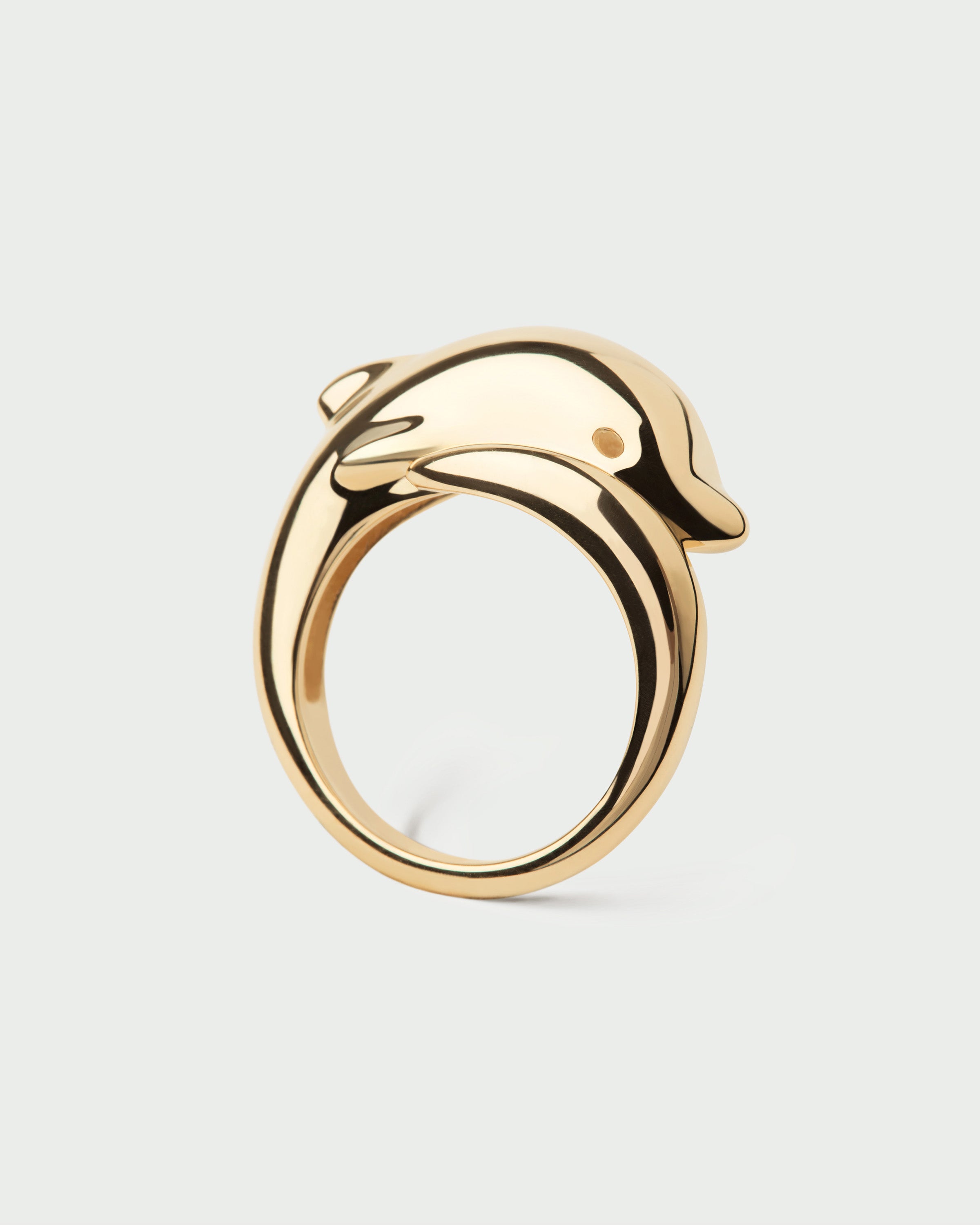 GRID Dolphin Ring - Elegant Stainless Steel Jewelry for Women | Perfect for Everyday Wear, Gift Giving & Special Occasions