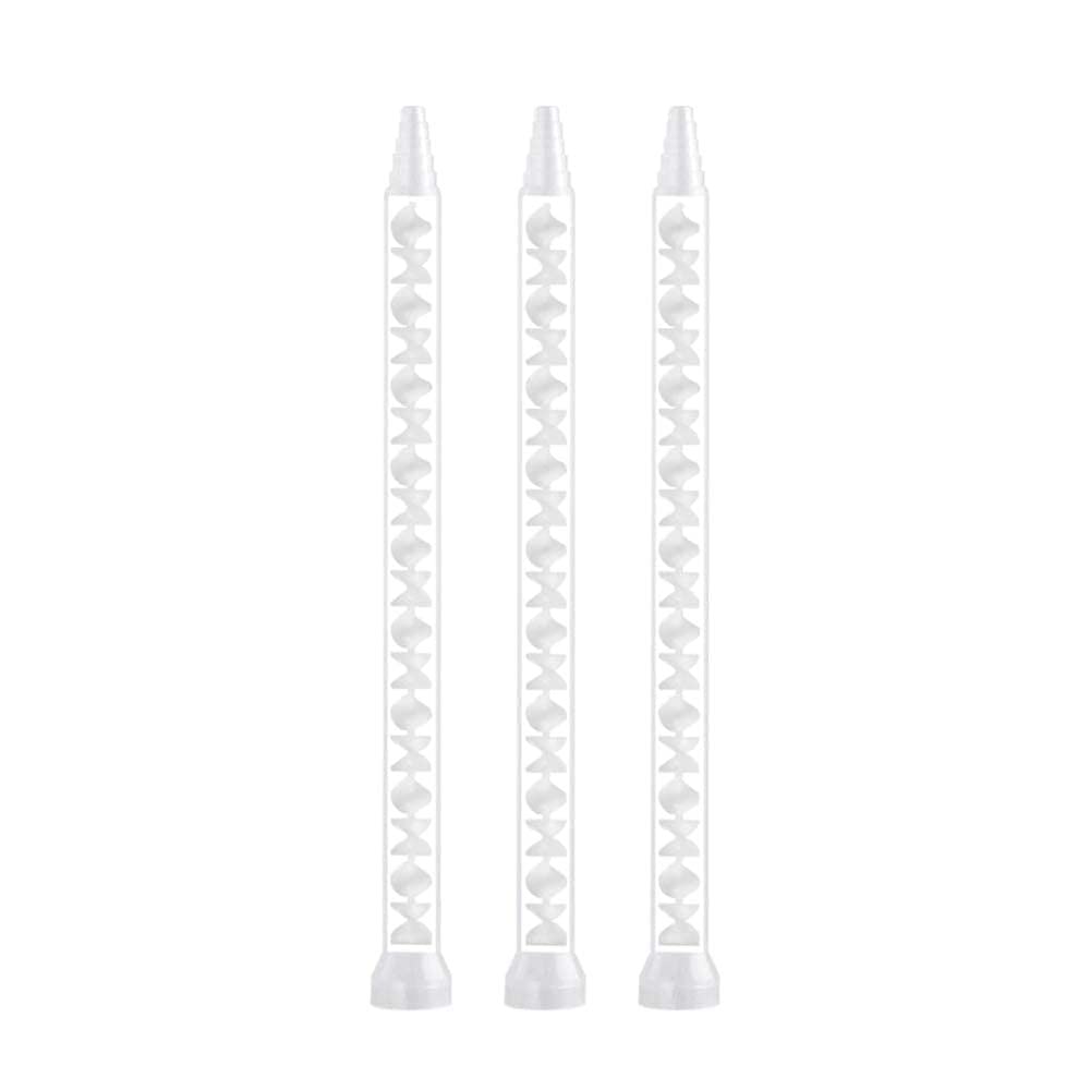 Resin Static Mixer Nozzles MC/MS10-18 - 500 Pack POM Core Material for Duo Epoxy Mixing | Fast Free Shipping | Perfect for Industrial Adhesive Applications & DIY Projects