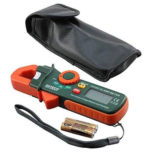 Extech MA120 Mini 200 Amp AC/DC Clamp Meter - Digital Clamp-on Current Tester for Electrical Wiring, HVAC & Automotive Diagnostics | Perfect for Electricians & DIY Home Repairs