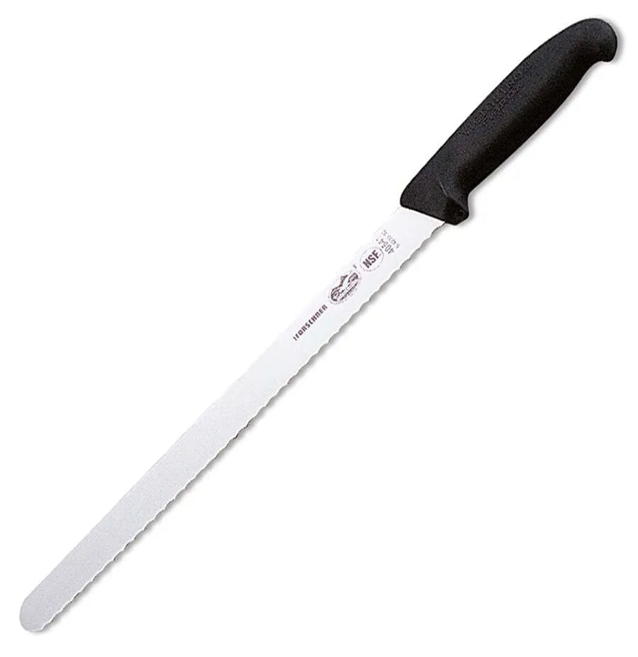 Victorinox 14 Inch Round Wavy Slicer - Professional Kitchen Knife for Perfectly Slicing Bread, Fruits, and Vegetables | Ideal for Home Chefs and Professional Kitchens