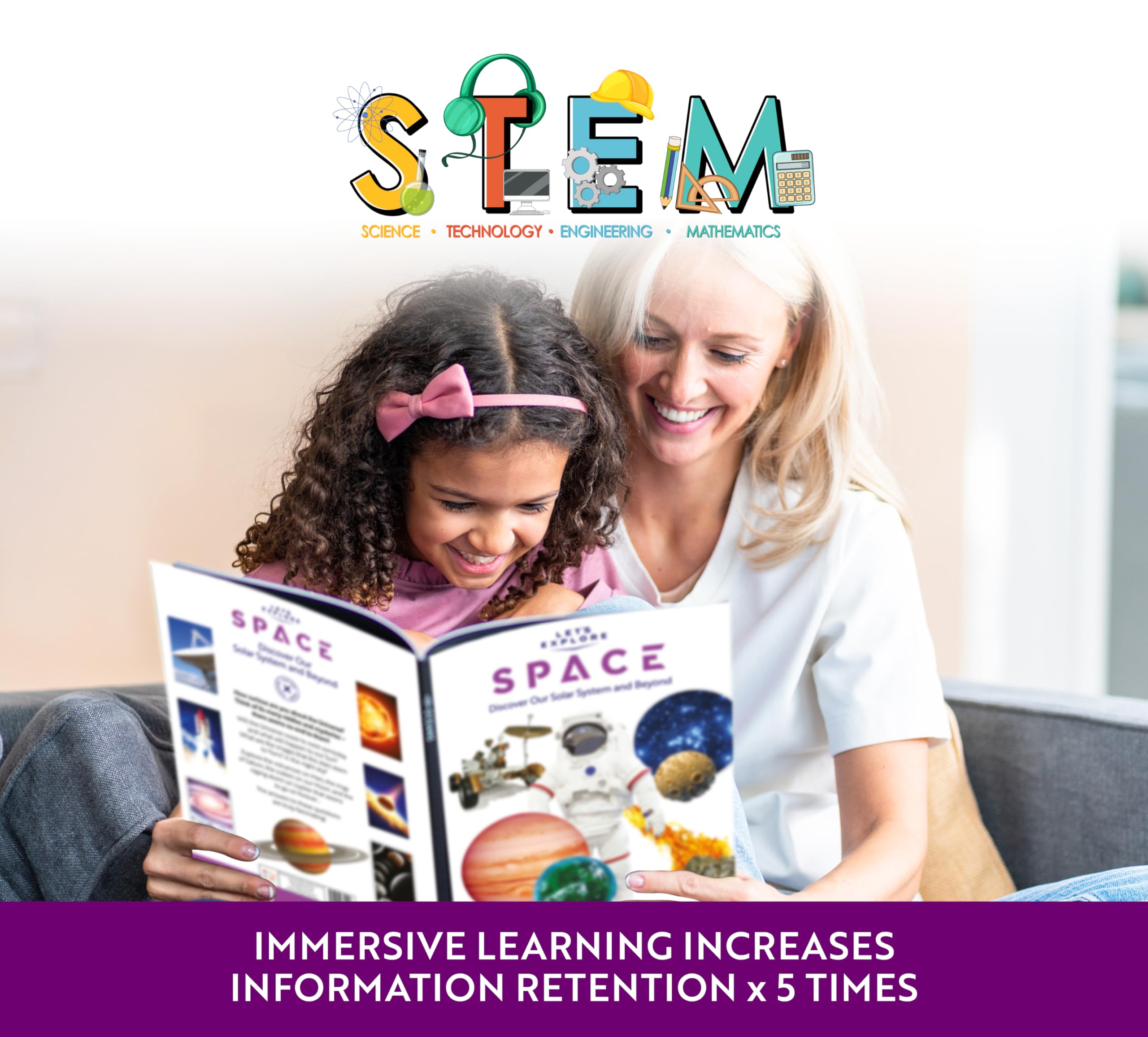 Kids VR Headset - STEM Educational Toy & Virtual Reality Adventure for Family Fun | Explore Solar System with Phone-Compatible VR Goggles | Perfect for Learning, Gaming & Interactive Playtime