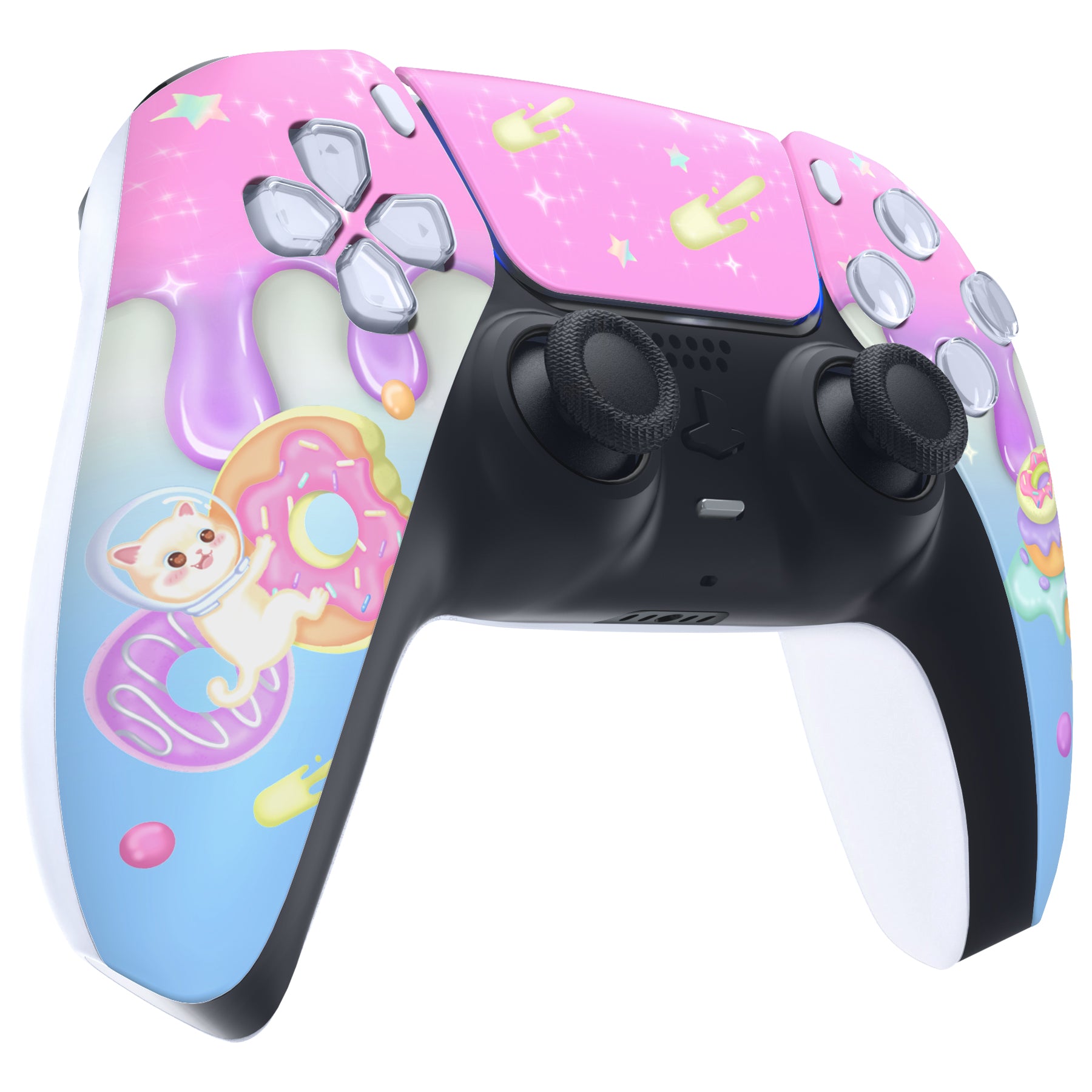 eXtremeRate PS5 Controller Front Housing Shell Replacement - Compatible with BDM 010/020/030/040/050 Models - Custom Touchpad Cover for Enhanced Gaming Experience - Perfect for PS5 Controller Repair & DIY Modding Projects