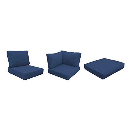 TK Classics High Back Boat Seat Cover Set in Navy for COAST-08g - Waterproof Marine Vinyl Replacement Covers (Cushions Not Included) | Perfect for Boating, Fishing & Outdoor Water Activities