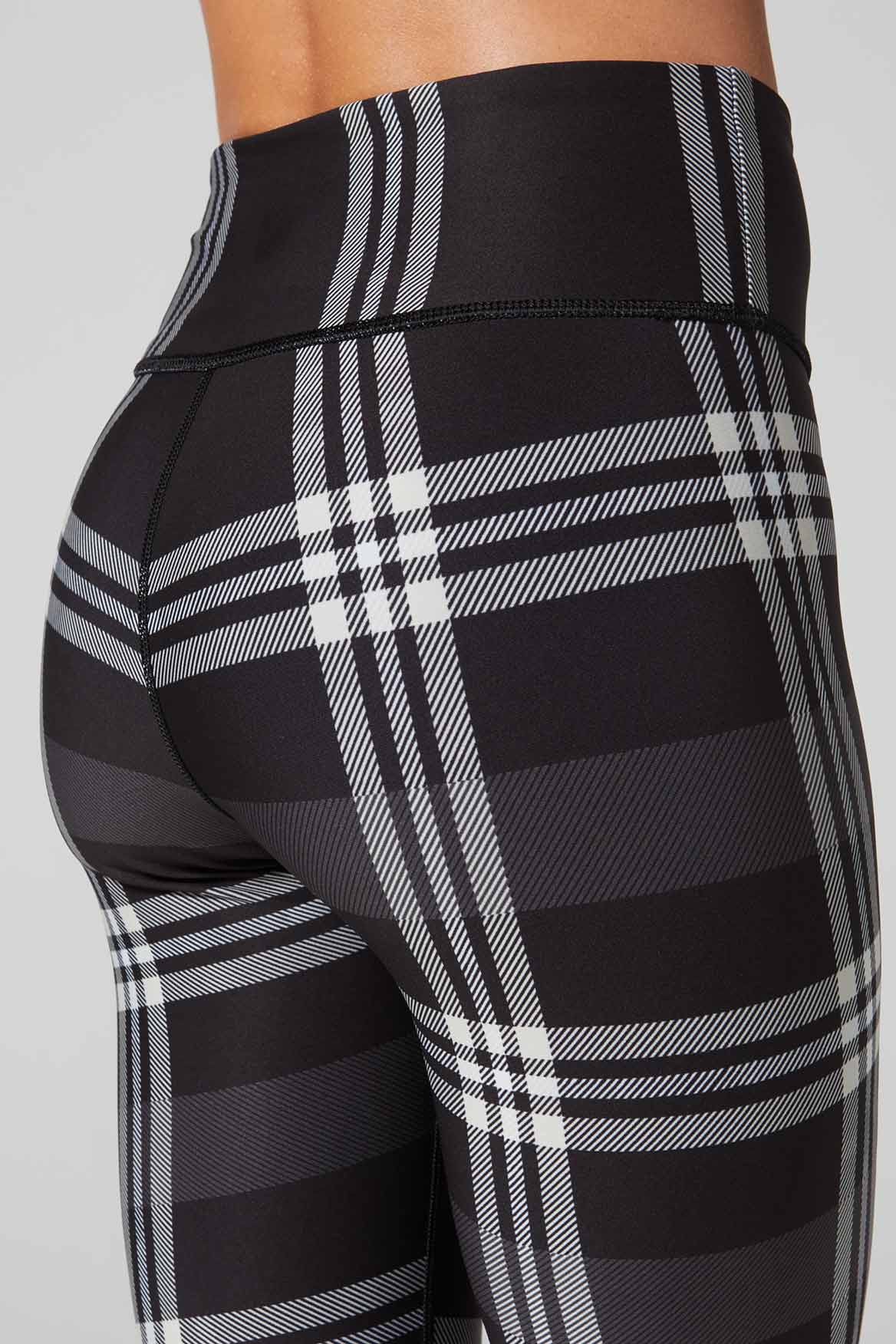 Aria Reversible Leggings for Women - High Waist Square Dance Yoga Pants - Stretchy Comfortable Workout & Lounge Wear for Dance, Fitness & Everyday Use
