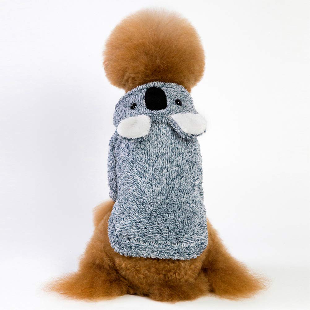 1pc Dog Sweater Winter Warm Clothes for Small Medium Large Dogs - Cozy Pet Outfit for Cold Weather Walking & Outdoor Adventures