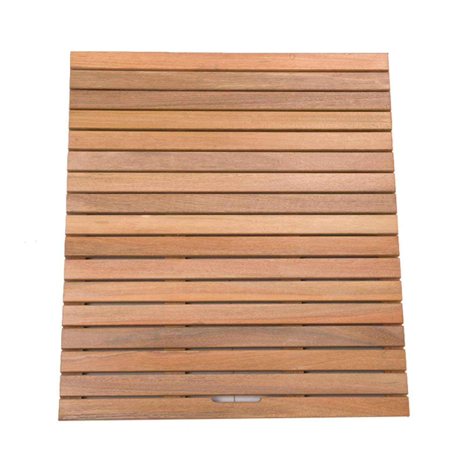 **KDDEON Natural Wooden Bath Mat - Non-Slip Bamboo Shower Floor Rug, Slatted Design for Indoor/Outdoor Use (40x60cm/16x24in) - Perfect for Bathroom, Spa, Poolside & Patio**