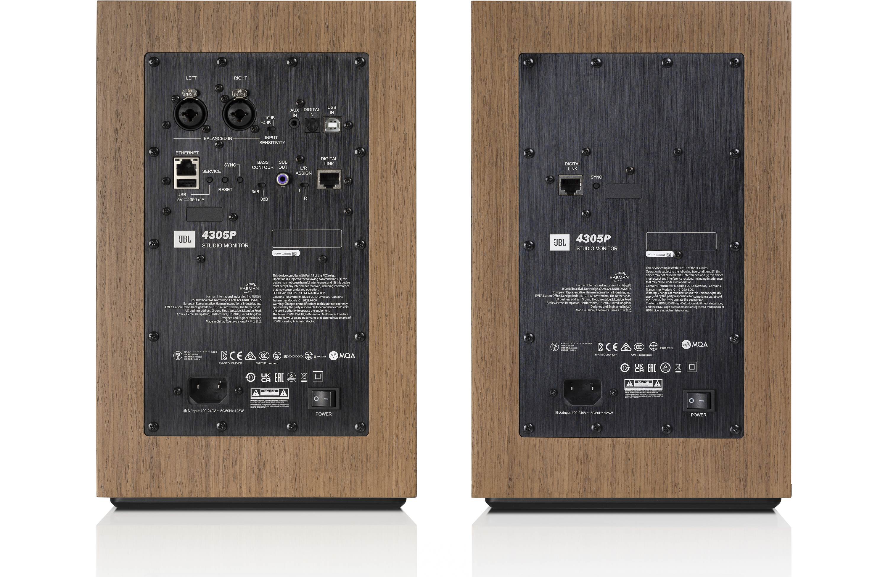 JBL 4305P Powered Studio Monitor Bookshelf Speakers - Premium Pair for Professional Audio Recording, Home Theater & Music Production - Perfect for Studios, DJs & Audiophiles