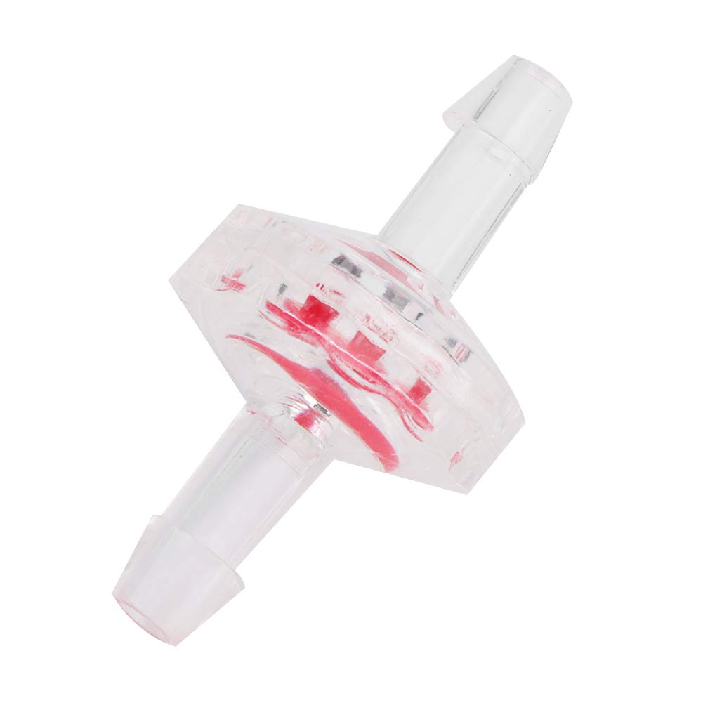 GLOGLOW 10Pcs Aquarium Check Valve - 5mm Non Return Airline Tubing Valve for Fish Tank Air Pump Accessories | Prevent Backflow for Freshwater & Saltwater Aquariums