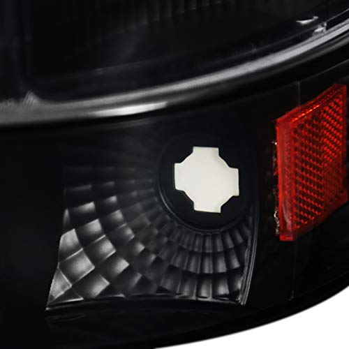 92-96 Ford F150 F250 F350 Bronco Replacement Headlights, Bumper Lights & Corner Lights Set - Black Housing - Left & Right Pair - Perfect for Off-Roading & Night Driving