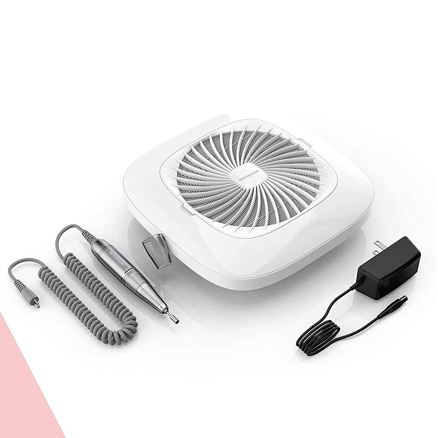 MelodySusie 2-in-1 Professional Electric Nail Drill & Dust Collector - 30000 RPM High Speed Efile for Acrylic, Gel Nails & Manicures | Perfect Gift for Women & Nail Techs | Salon & Home Use for Nail Polishing, Shaping & Dust-Free Cleaning