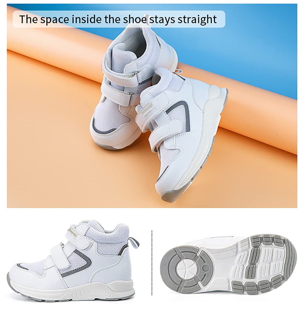 Orthopedic Shoes for Toddlers - High-Top Corrective Sneakers with Arch & Ankle Support for Boys & Girls - Non-Slip Sole - Perfect for Walking, Running & Playtime