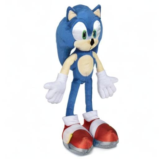 Sonic the Hedgehog Plush Toy - 30cm Soft Stuffed Animal for Kids & Collectors - Perfect for Gifts, Bedroom Decor, and Playtime Fun