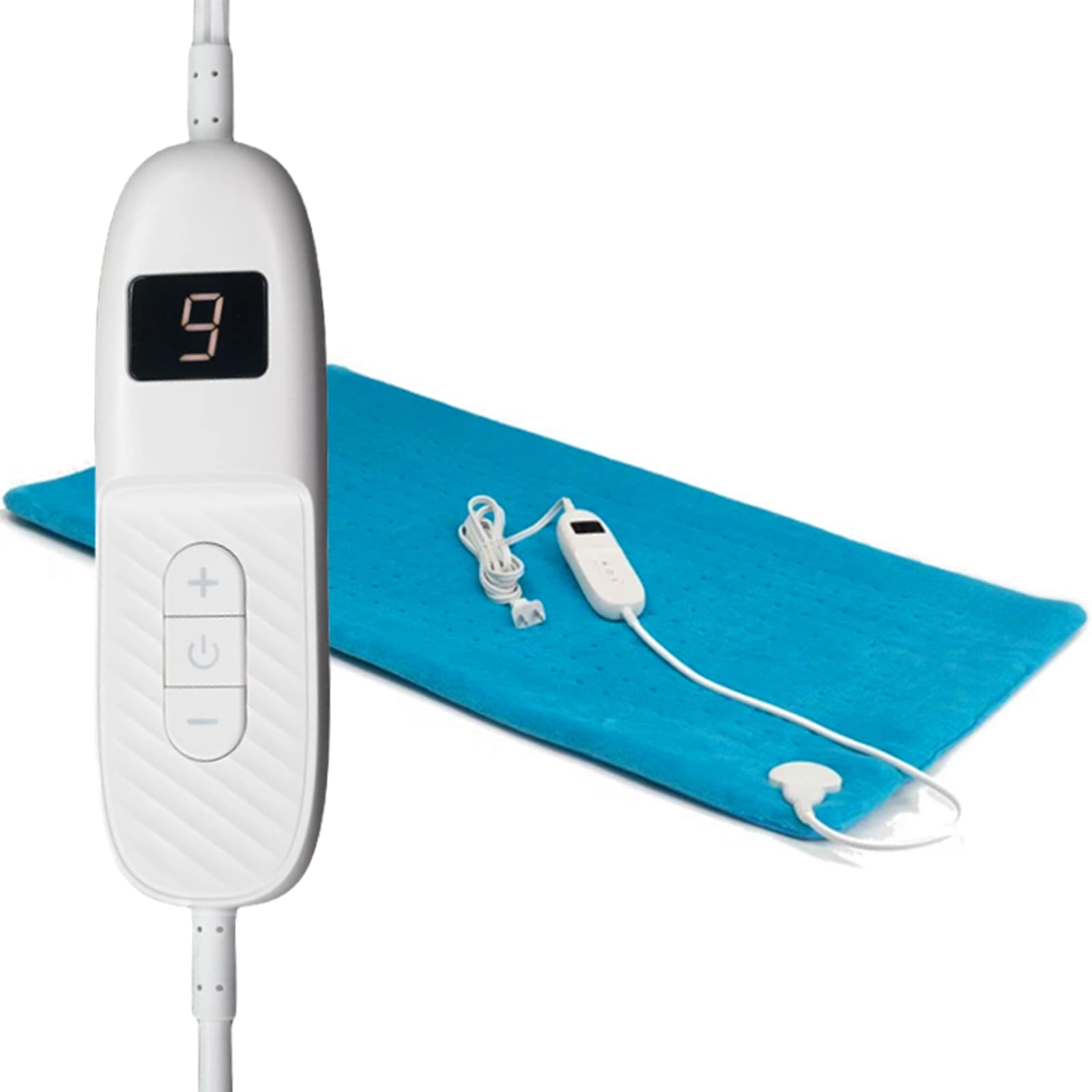 Electric Heating Pad for Back Pain Relief - Large Size Heating Pad for Neck, Shoulder & Muscle Pain - Perfect for Home, Office & Travel Use