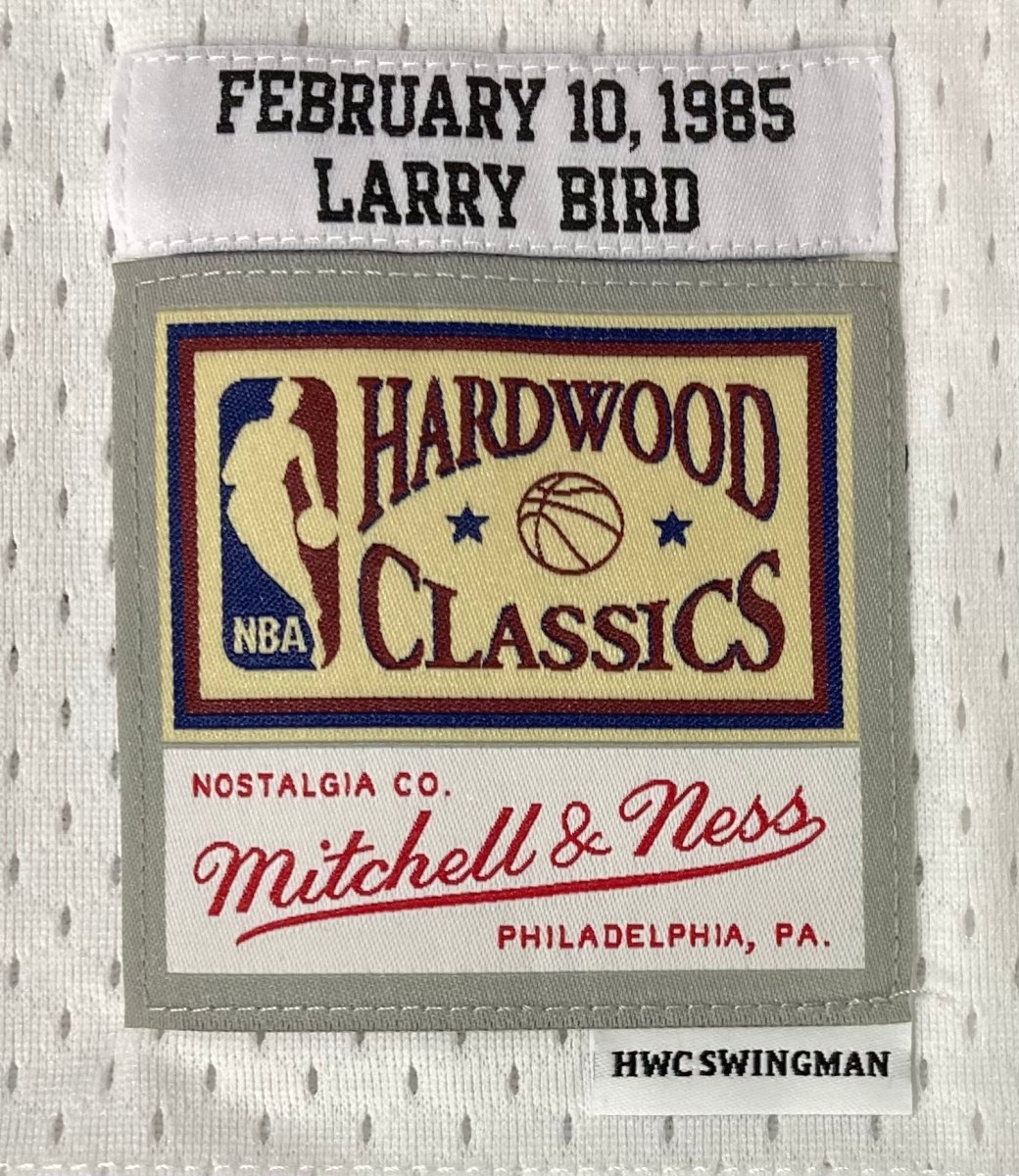Larry Bird Autographed Boston Celtics All-Star Mitchell & Ness Hardwood Classics Swingman Jersey - PSA Certified - Perfect for NBA Memorabilia Collectors & Celtics Fans