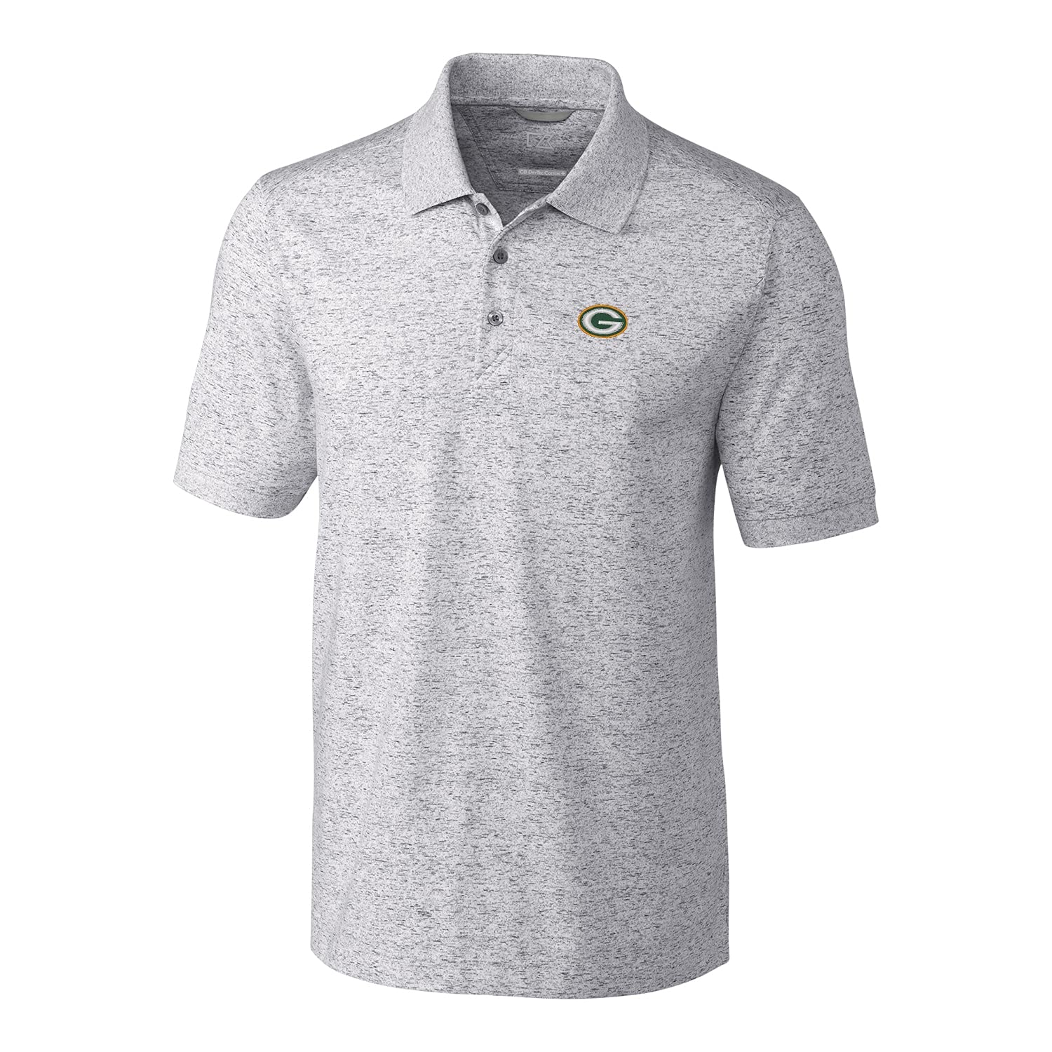 Cutter & Buck Men's NFL Big & Tall Logo Space Dye Advantage Polo Shirt - Official Licensed Team Apparel for Casual Wear & Game Day Outfits
