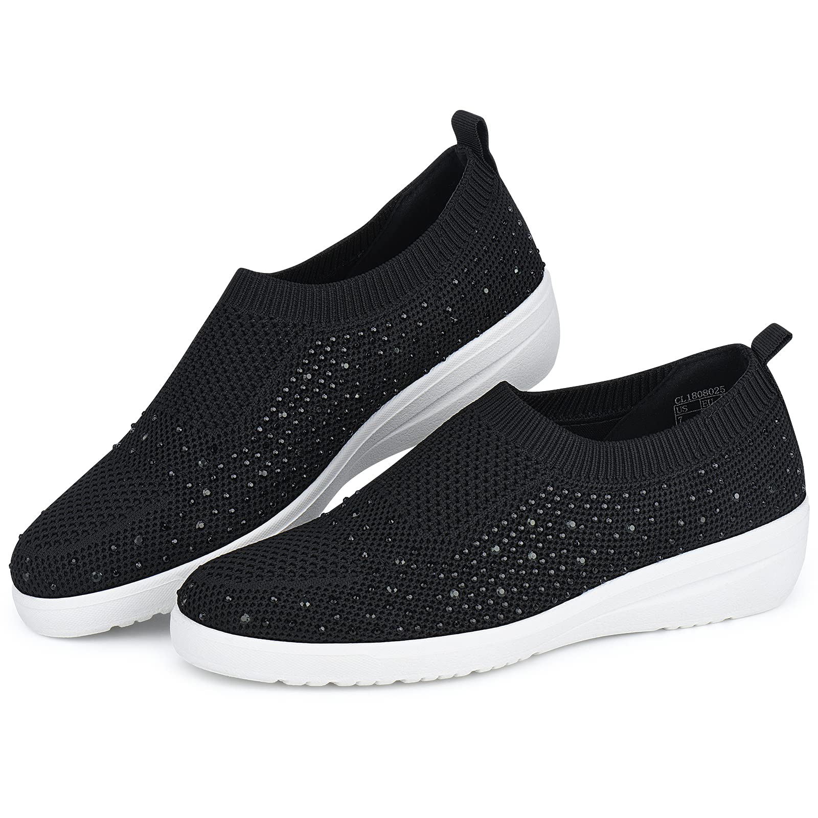 JENN ARDOR Women's Lightweight Breathable Slip-On Walking Shoes - Orthopedic Support for Casual Wear, Travel & Daily Comfort