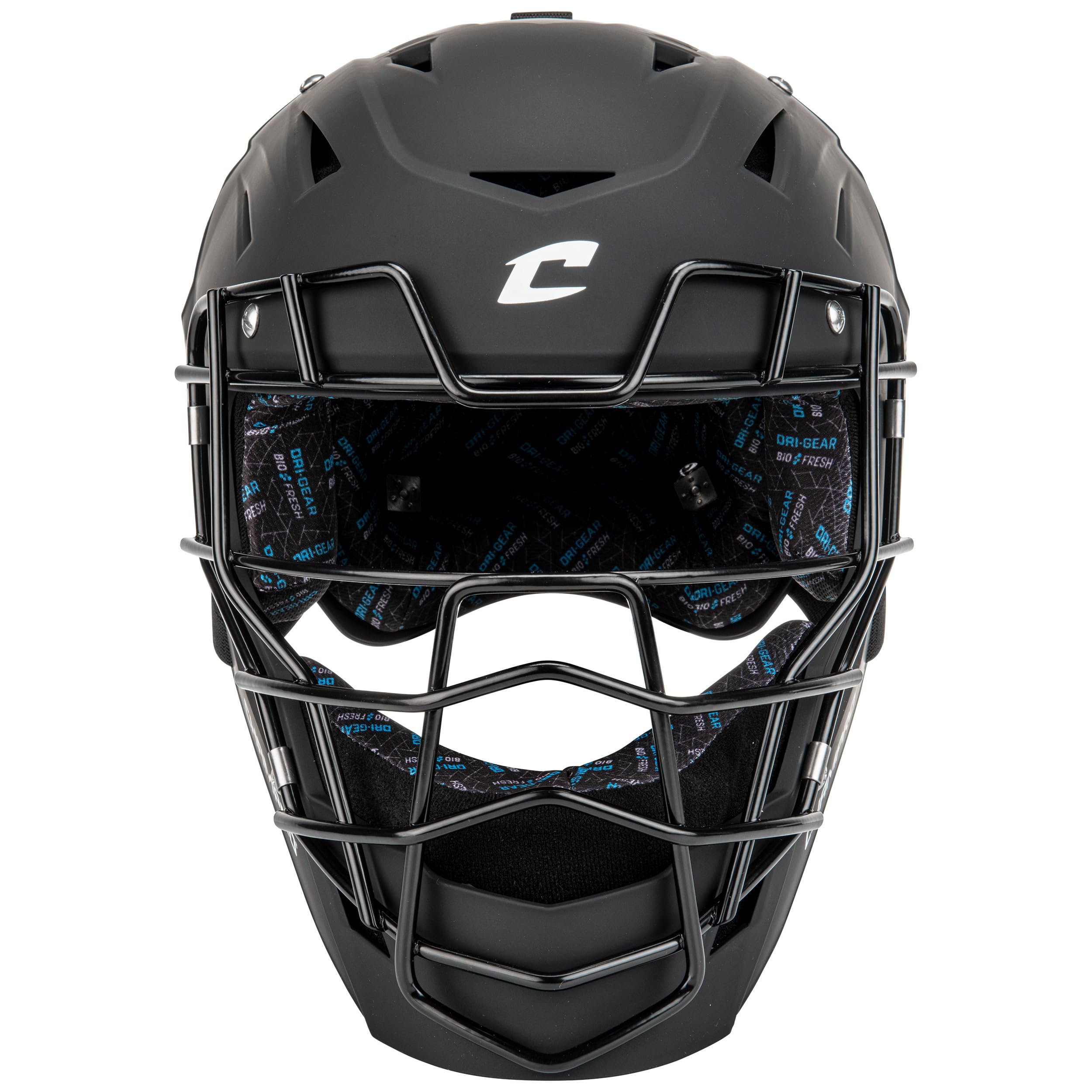 Champro Boss Catcher's Mask - Professional Baseball Catcher's Helmet with Lightweight Steel Cage for Safety - Perfect for MLB, College, High School Games & Practice Sessions