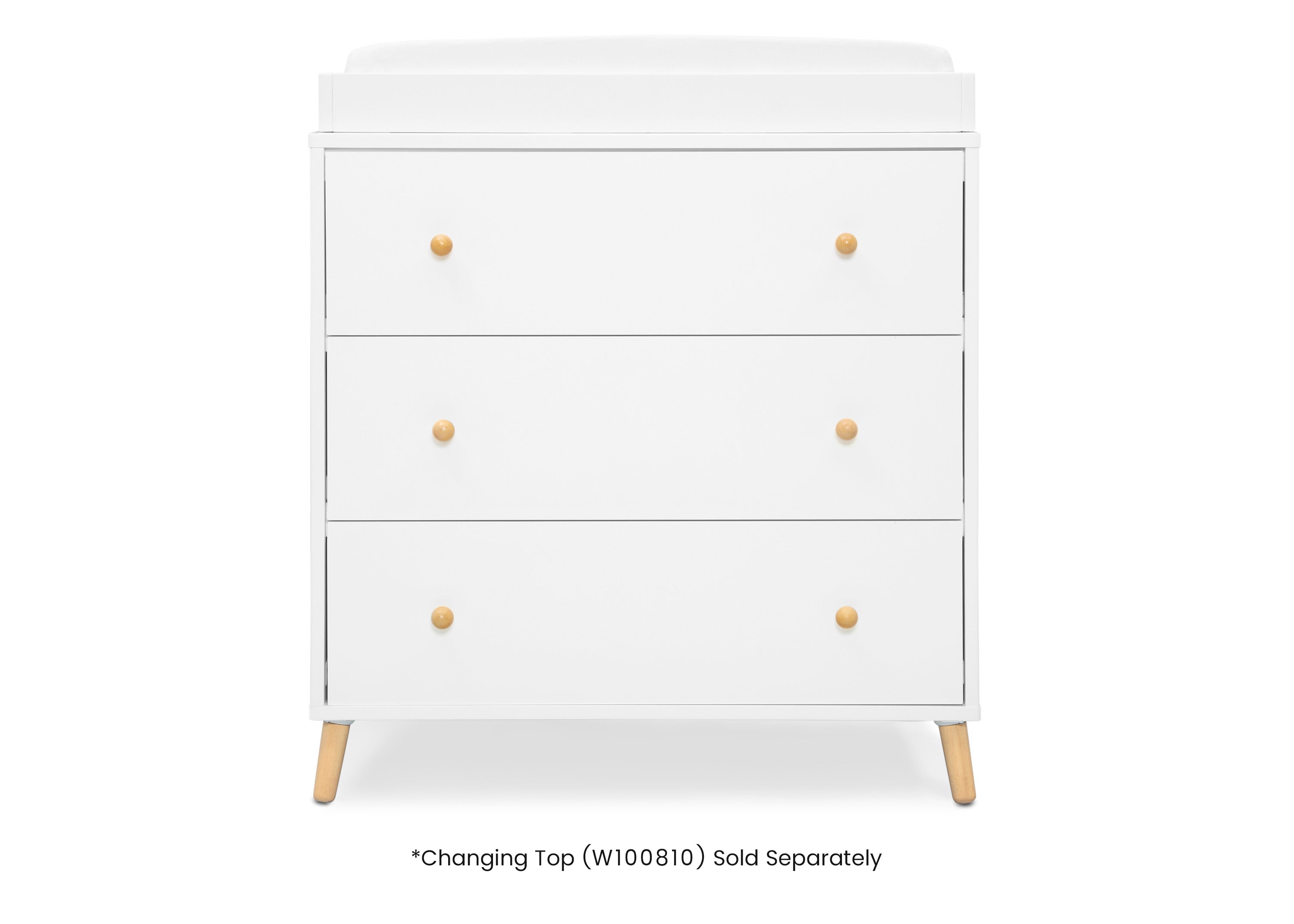 Essex 3-Drawer Wooden Dresser with Interlocking Drawers - Sturdy Bedroom Storage for Clothes and Accessories | Perfect for Master Bedroom, Guest Room or Dorm Organization