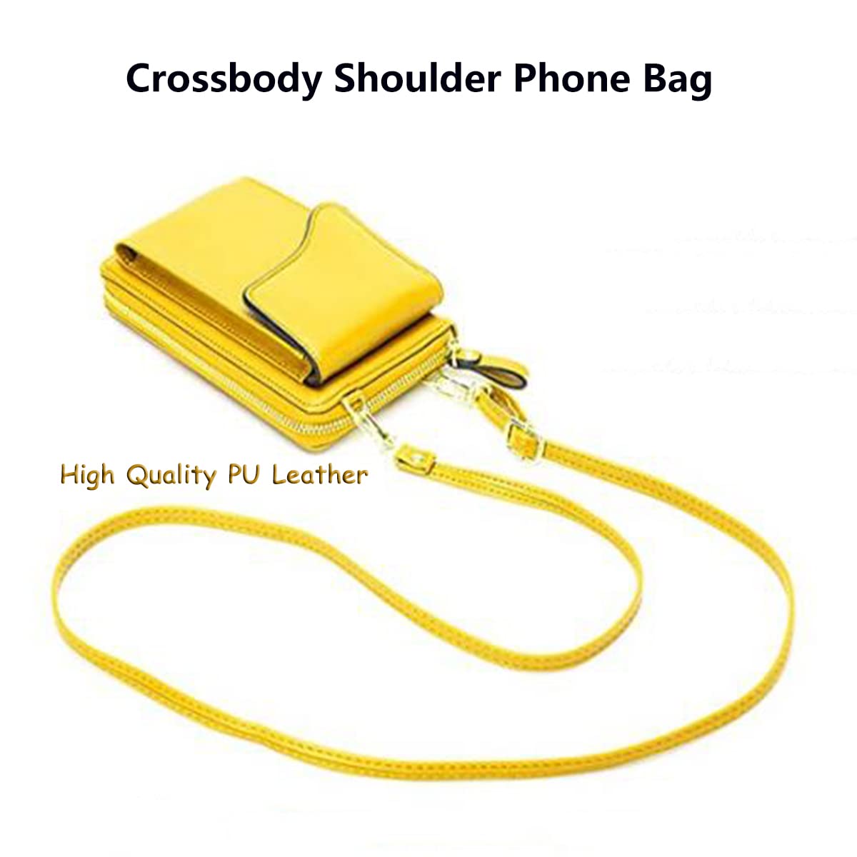 Women's Crossbody Phone Wallet Bag - Large Capacity Shoulder Bag for iPhone & Essentials | Perfect for Travel, Shopping & Daily Use