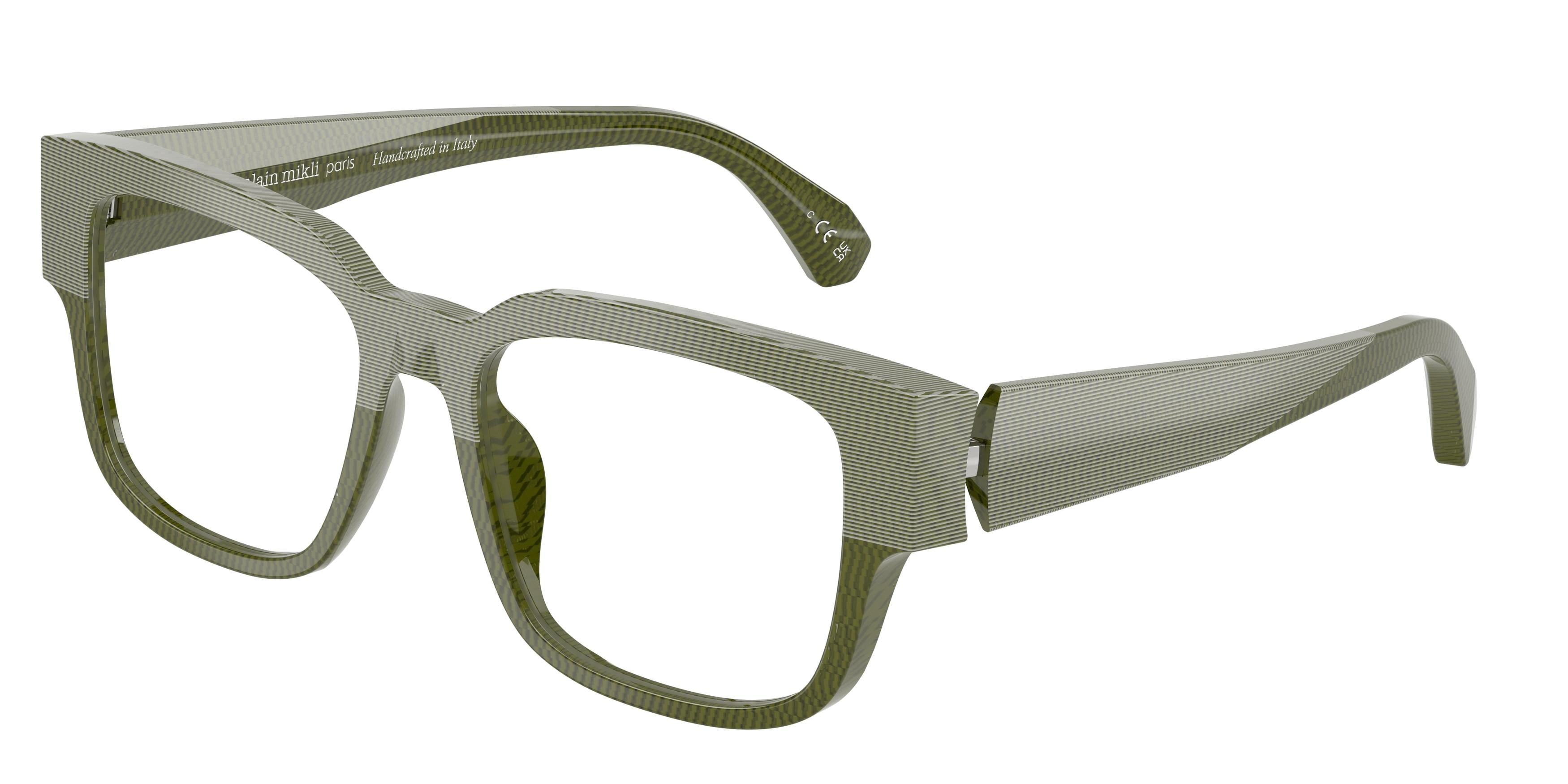 Alain Mikli 3504M Premium Acetate Eyeglasses for Men & Women - Stylish Lightweight Frame for Reading & Fashion - Perfect for Office, Driving & Everyday Wear